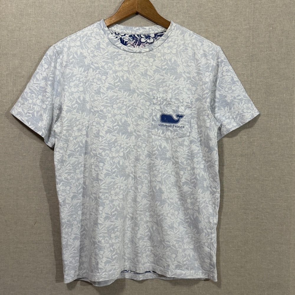 Vineyard Vines Short Sleeve Tee Hawaiian Print Small